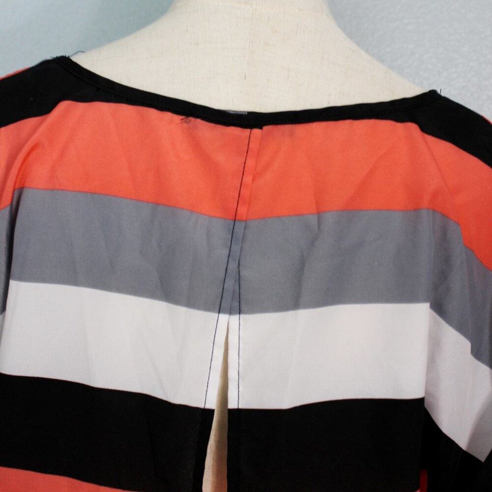 Heart Soul Open Back Tie Striped Tunic Size XL - Picture 7 of 9